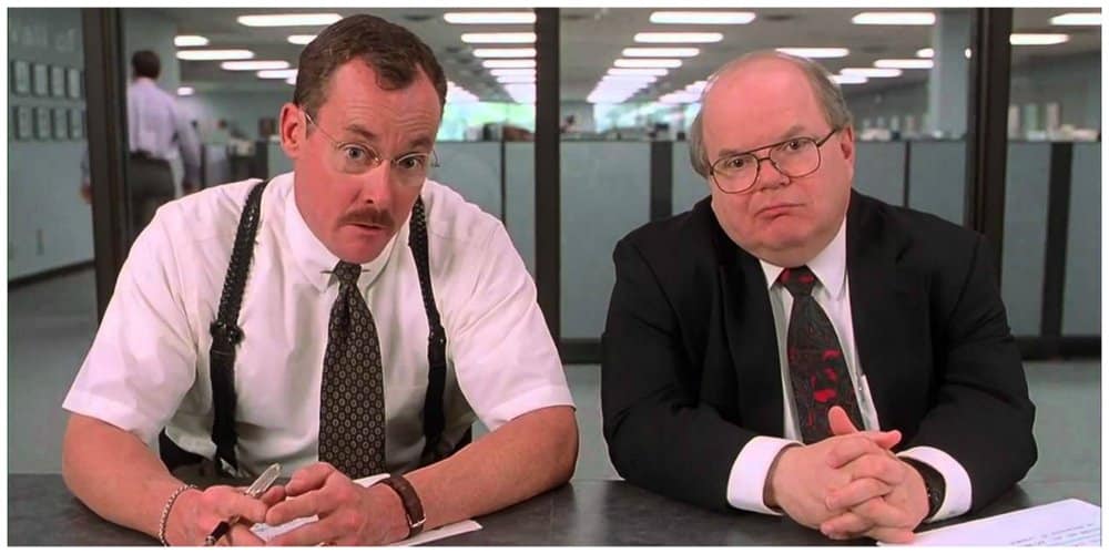 office space belt suspenders