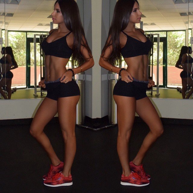 Peace of mind comes with the fit body Butt Girl