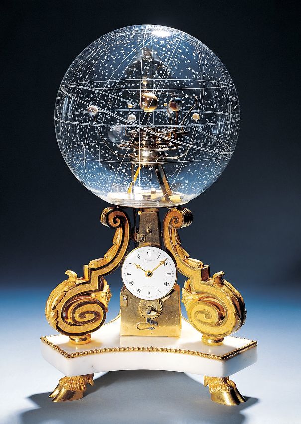 Planetarium Clock Beautiful Galaxy