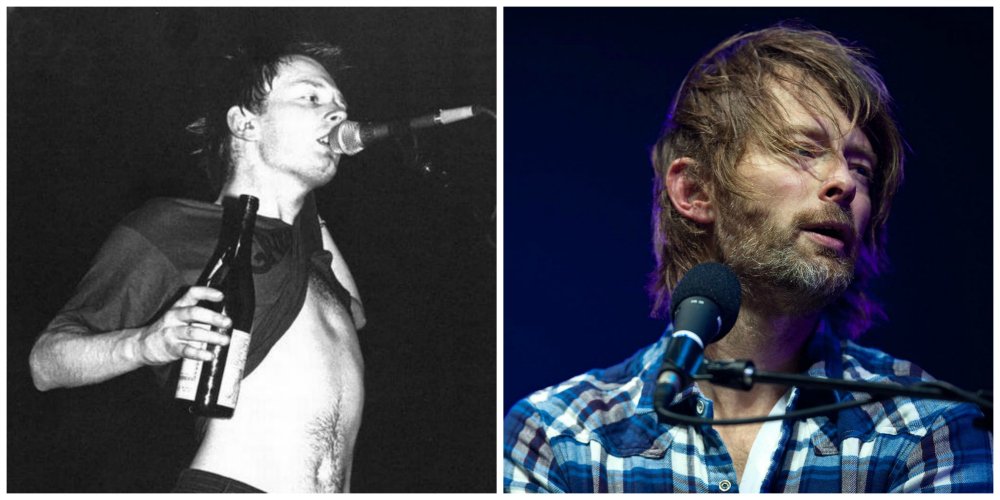 radiohead thom yorke drinking