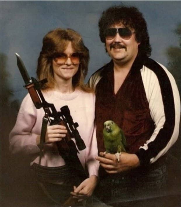 Reminds me of Arnorld in movie 'Commando' Family Photos