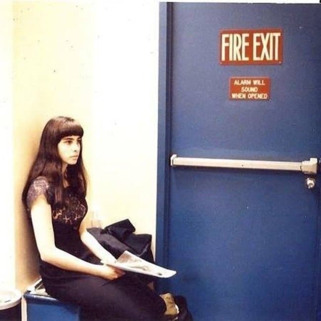 Sarah Silverman at one of her first casting calls for 'Gypsy'.  Young Celebrity