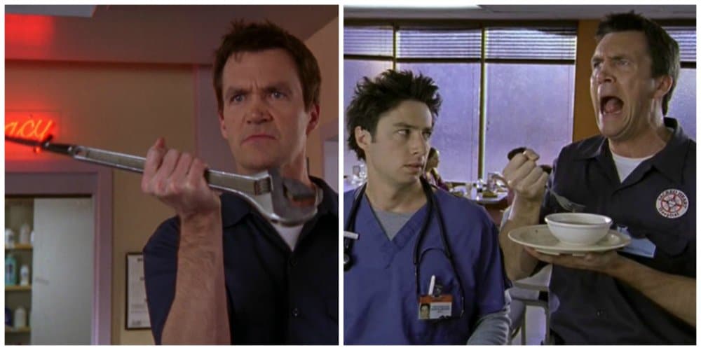 scrubs janitor