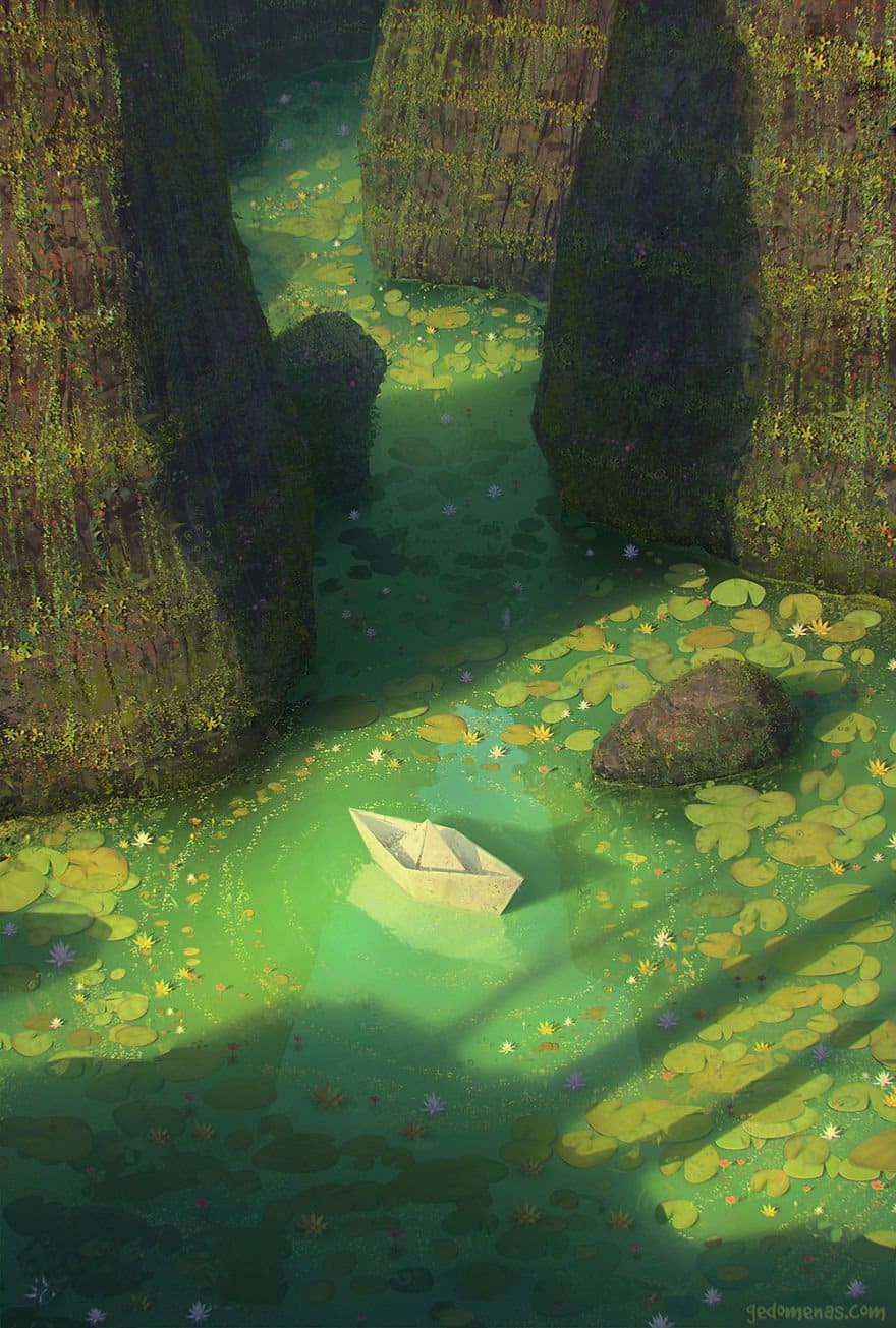 Secret place Amazing Illustrations