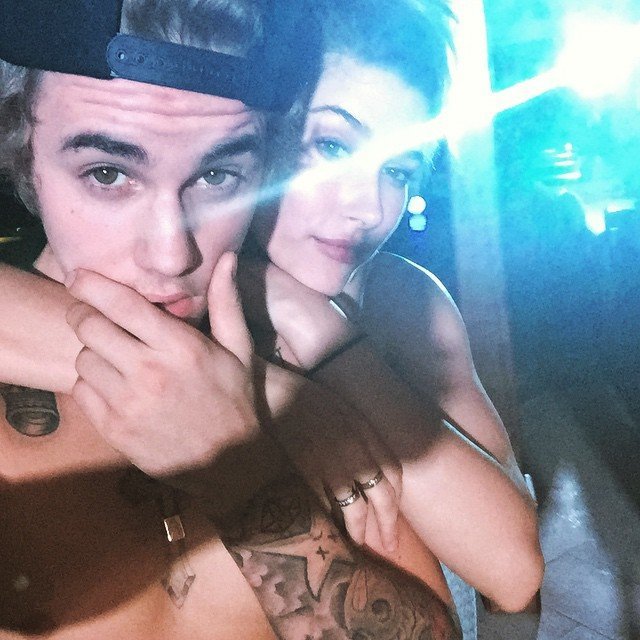 Shirtless Bieber