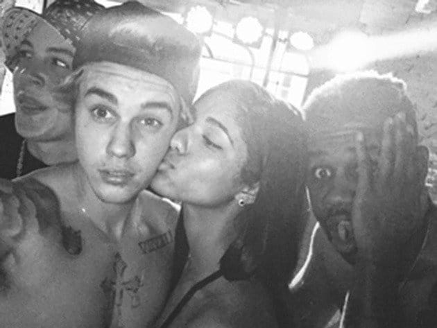 Shirtless Bieber