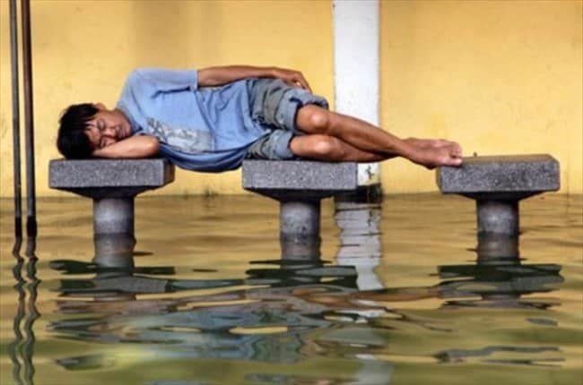 Sleep in public