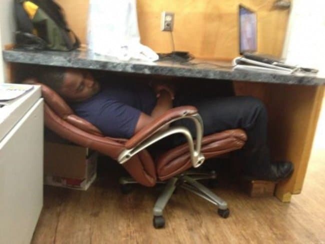 Sleep in public