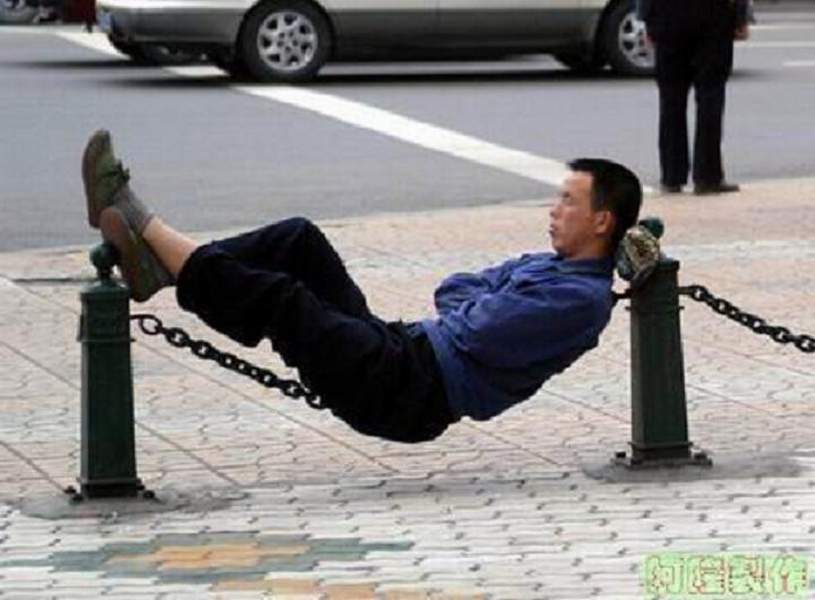 Sleep in public