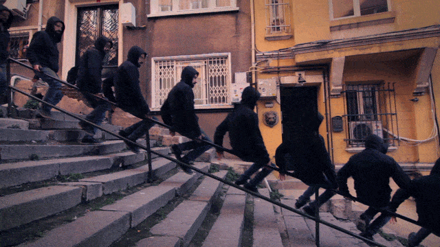 Sliding Clones Animated GIF