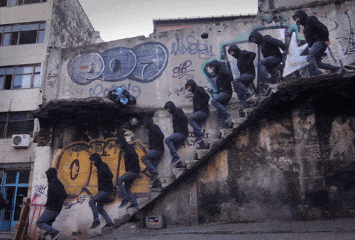 Stair Clones Animated GIF