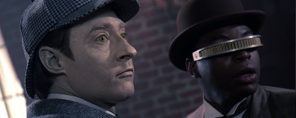 Star Trek the Next Generation Tales From the Set - Data and Geordie Playing Sherlock