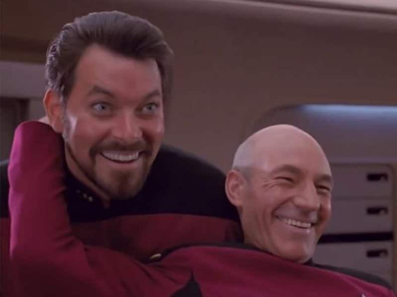Star Trek the Next Generation Tales From the Set - Riker and Picard