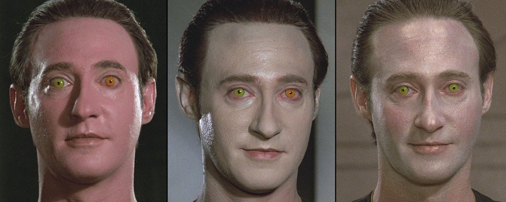 Star Trek the Next Generation Tales From the Set - Data Makeup Test