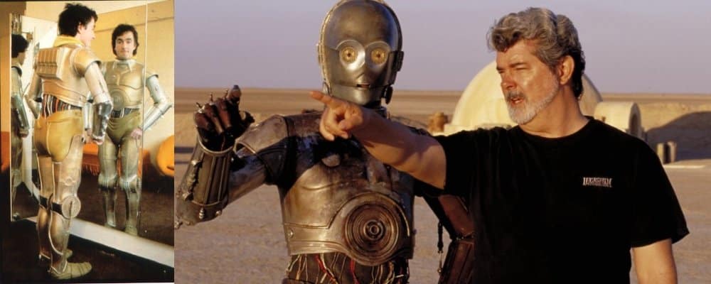Star Wars Secrets - A New Hope - C3PO and George Lucas