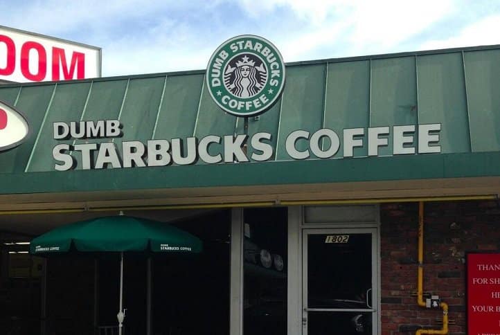 Fake Starbucks 5 Dumb Starbucks