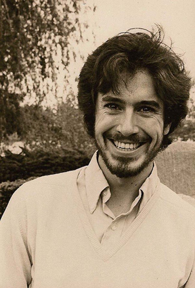 Stephen Colbert in college.  Young Celebrity