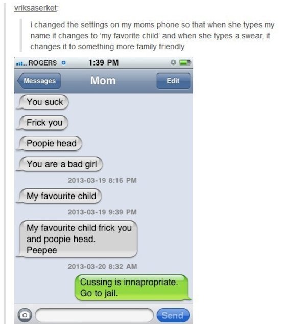 Text Shortcut Pranks 10