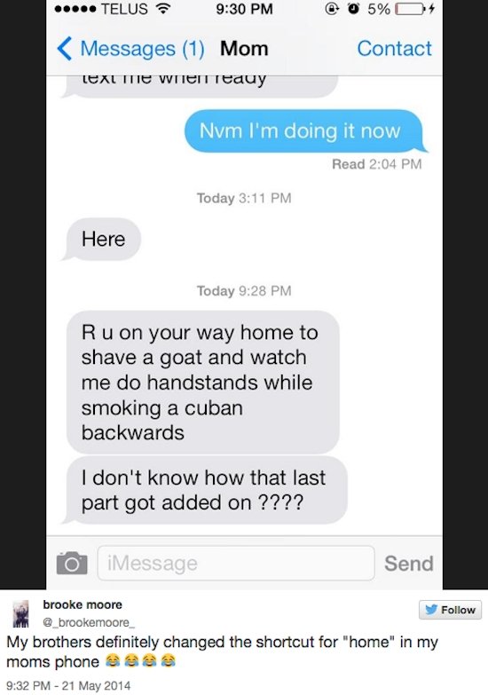 Text Shortcut Pranks 4