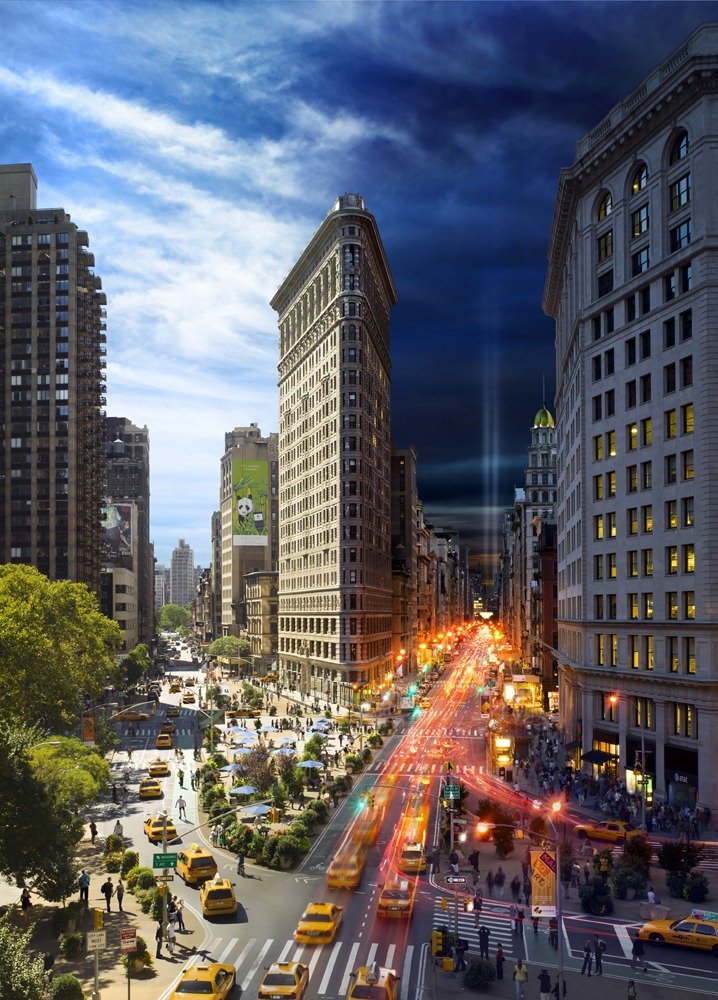 The Flatiron, NYC Day and Night