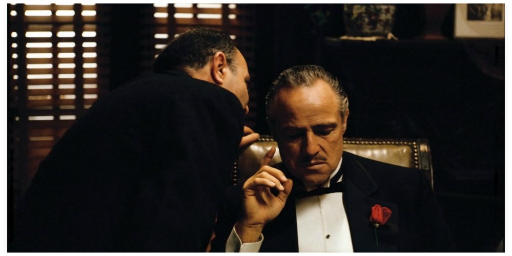 the godfather opening scene