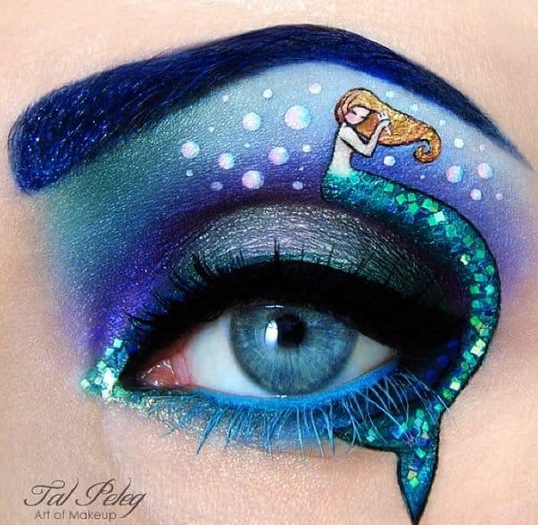 The little mermaid Eye Makeup