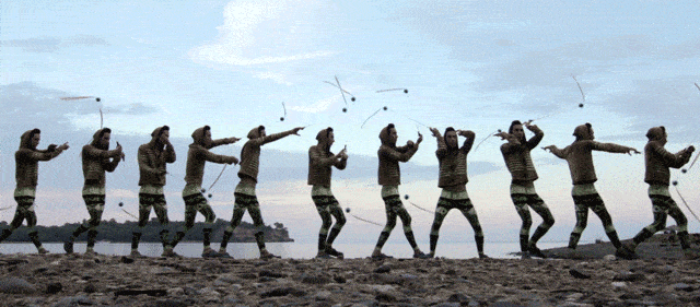 Throwing Clone Animated GIF