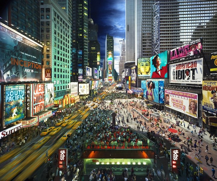 Times Square, NYC Day and Night