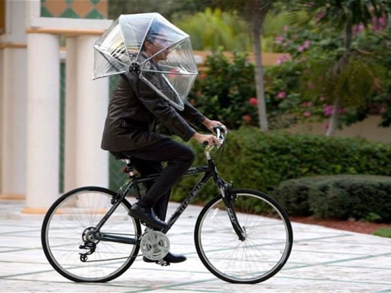 Full Transparent Bike Umbrellas