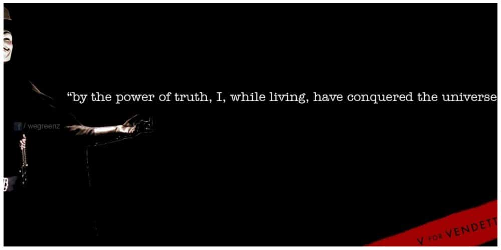 v for vendetta by the power of truth