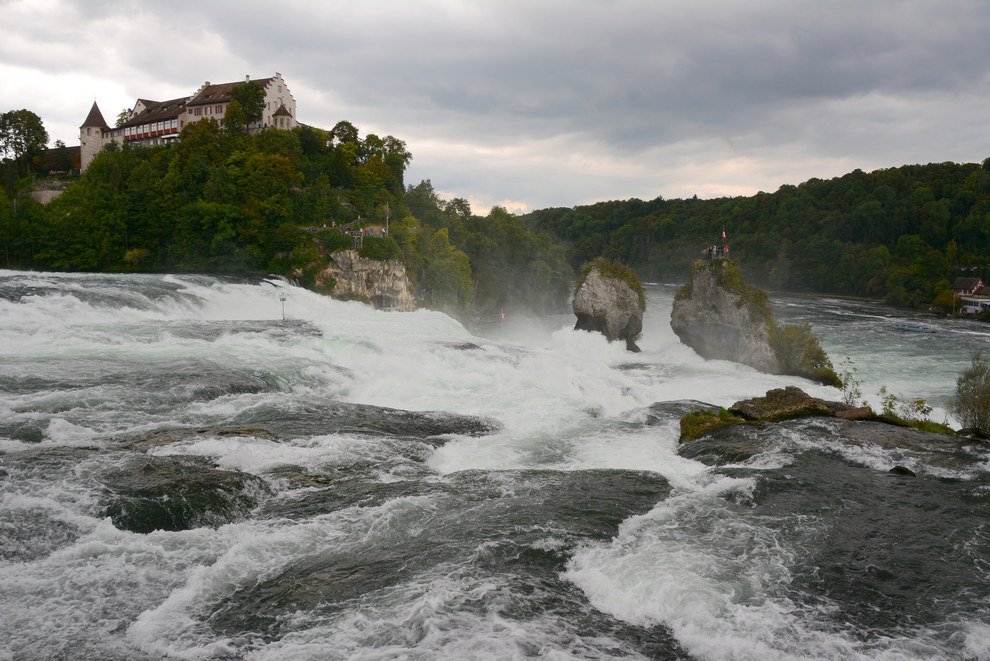 Visit Rhine Falls - largest plain waterfall in Europe Stunning Switzerland