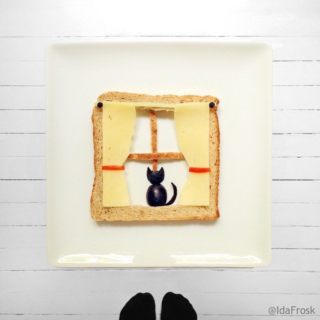 Who wants to eat this cutey Food Art