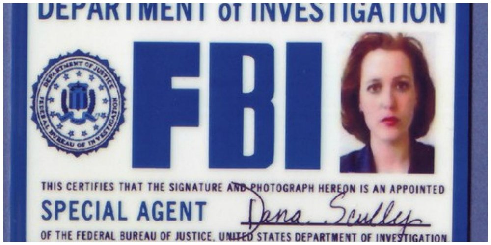 x files badge