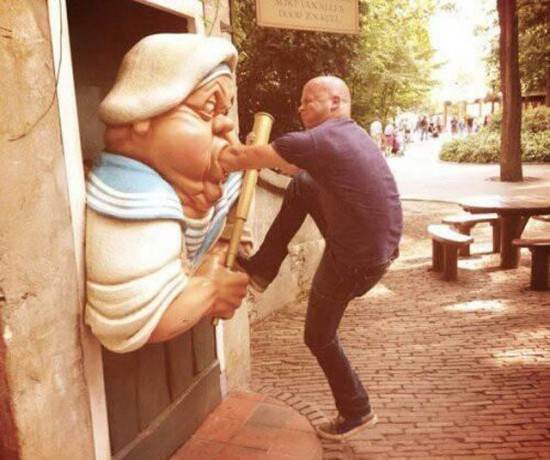 Your hand is mine Funny Sculptures